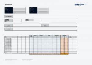 Arbeitspaket (Excel)